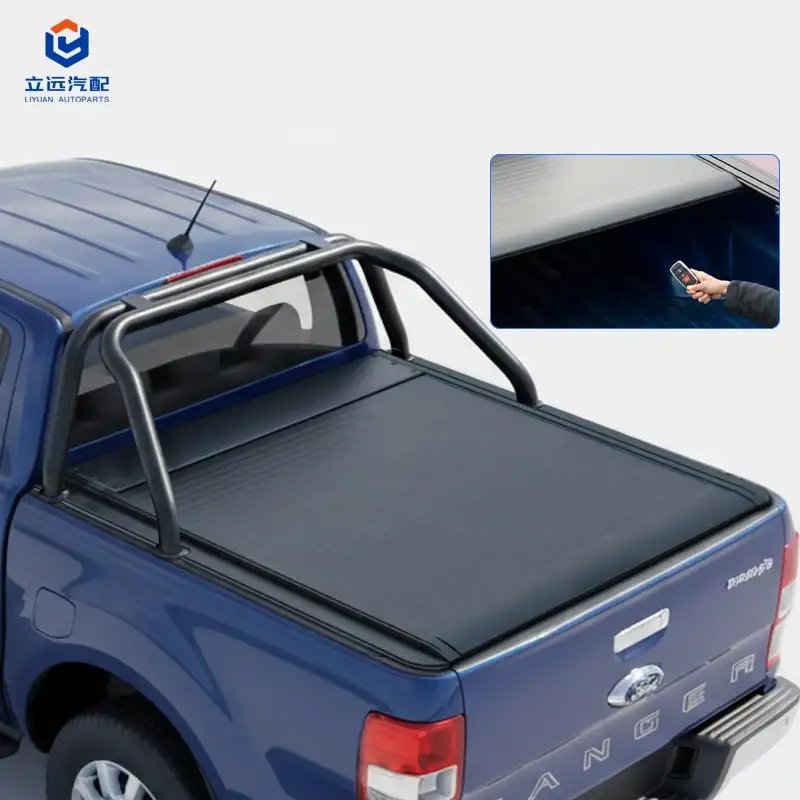 Electric Hard Aluminium Retractable Tonneau Cover for Ford Jeep