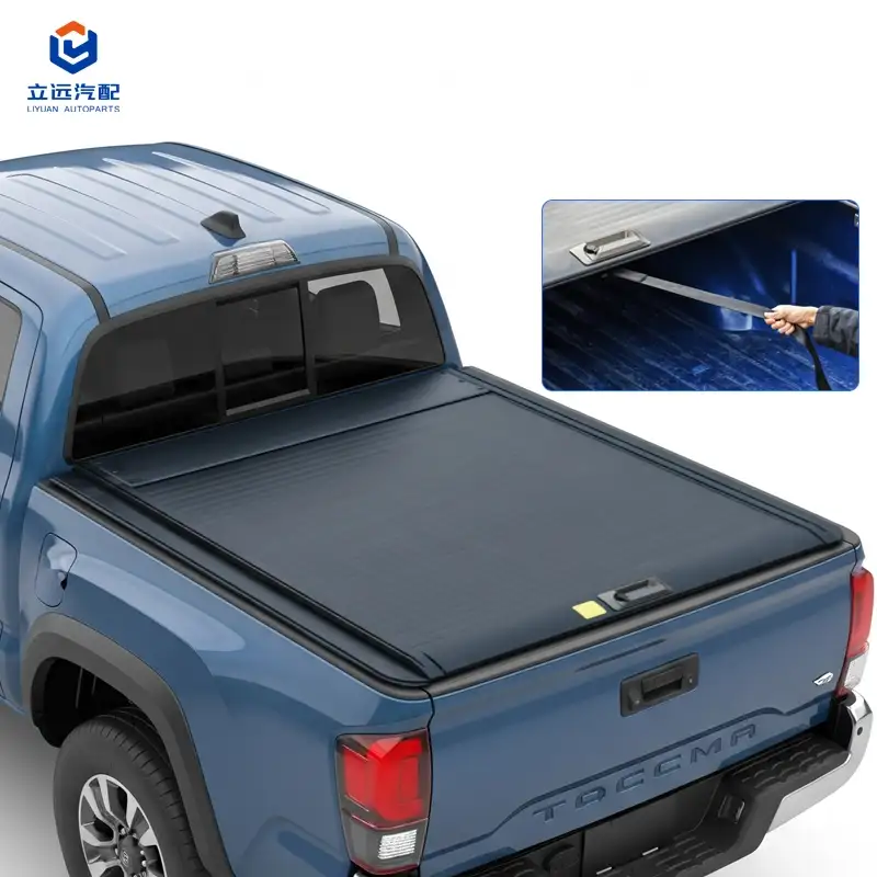 Aluminium Manual Hard Aluminium Retractable Tonneau Cover for Toyota