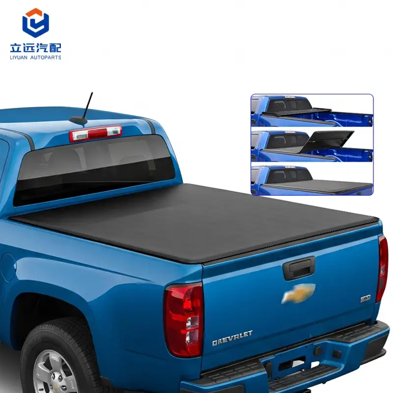 Mollis Vinyl Tri-fold Tonneau Cover for GMC Chevrolet